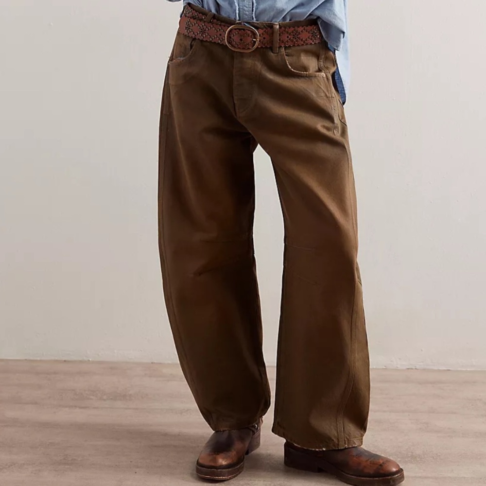 We the Free by Free People Good Luck COATED jeans sz 26